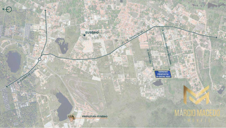 Imagem Terreno à Venda, 34.194 m² em Urucunema - Eusébio