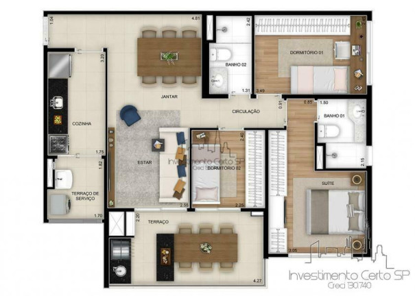 Imagem Apartamento com 3 Quartos à Venda, 89 m² em Vila Guilhermina - São Paulo Imagem Apartamento com 3 Quartos à Venda, 89 m² em Vila Guilhermina - São Paulo