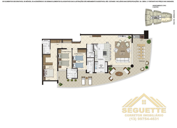 Imagem Apartamento com 3 Quartos à Venda, 101 m² em Riviera De São Lourenço - Bertioga Imagem Apartamento com 3 Quartos à Venda, 101 m² em Riviera De São Lourenço - Bertioga