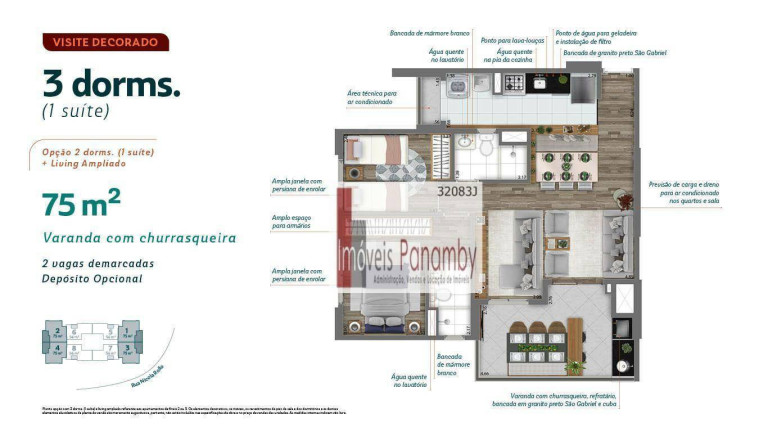 Imagem Apartamento com 2 Quartos à Venda, 56 m² em Vila Andrade - São Paulo