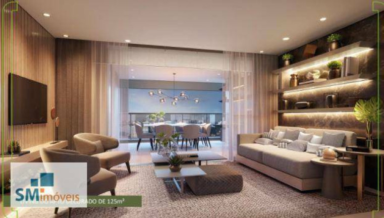 Imagem Apartamento com 3 Quartos à Venda, 123 m² em Campo Belo - São Paulo