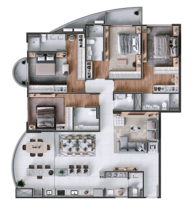 Imagem Apartamento com 4 Quartos à Venda, 180 m² em Praia Brava - Itajaí Imagem Apartamento com 4 Quartos à Venda, 180 m² em Praia Brava - Itajaí