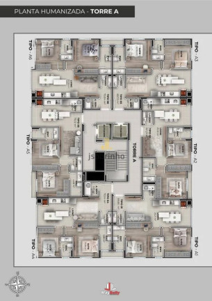 Imagem Apartamento com 2 Quartos à Venda, 67 m² em Jardim Praia Mar - Itapema