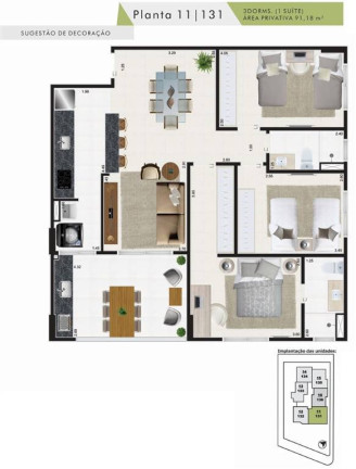 Imagem Apartamento com 3 Quartos à Venda, 91 m² em Centro - Mongagua Imagem Apartamento com 3 Quartos à Venda, 91 m² em Centro - Mongagua