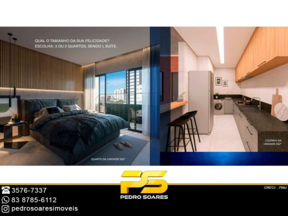 Imagem Apartamento com 2 Quartos à Venda, 52 m² em Portal Do Sol - João Pessoa