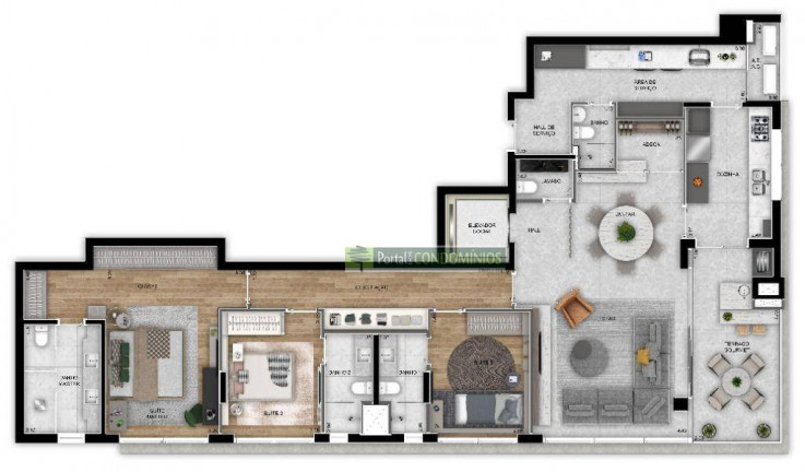 Imagem Apartamento com 3 Quartos à Venda, 160 m² em Bigorrilho - Curitiba