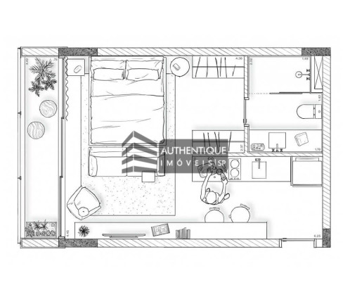 Imagem Imóvel com 1 Quarto à Venda, 28 m² em Vila Madalena - São Paulo Imagem Imóvel com 1 Quarto à Venda, 28 m² em Vila Madalena - São Paulo