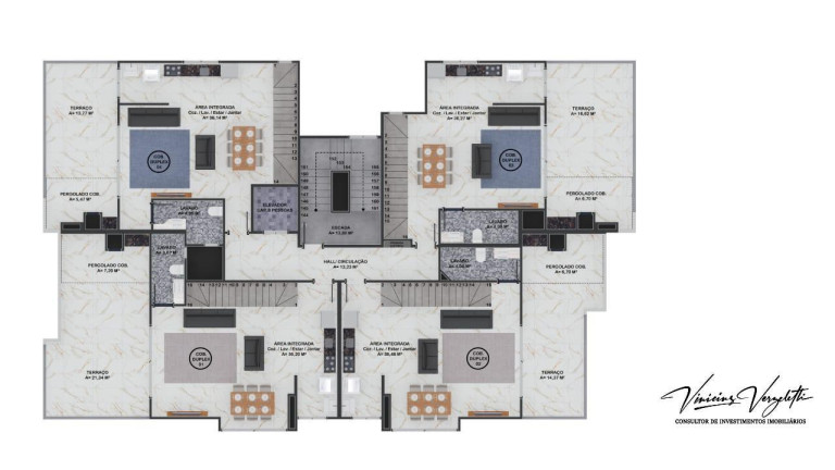 Imagem Apartamento com 2 Quartos à Venda, 69 m² em São Francisco De Assis - Camboriú
