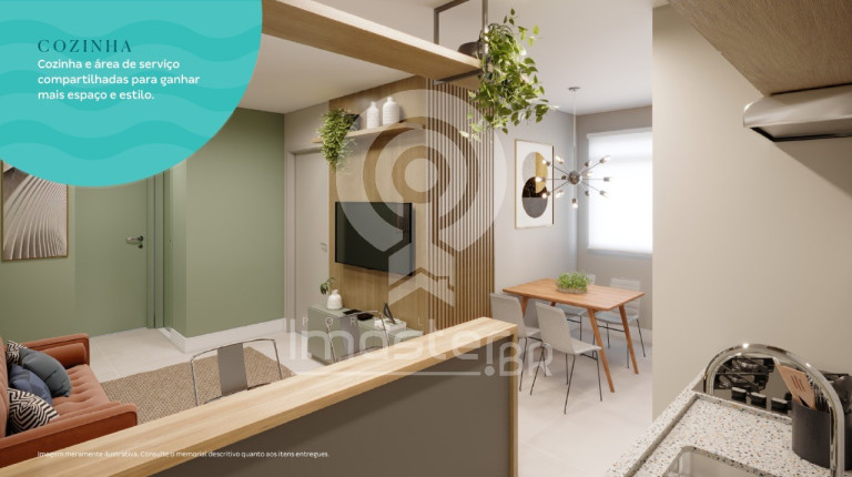 Imagem Apartamento com 2 Quartos à Venda, 38 m² em Vicente Pinzon - Fortaleza