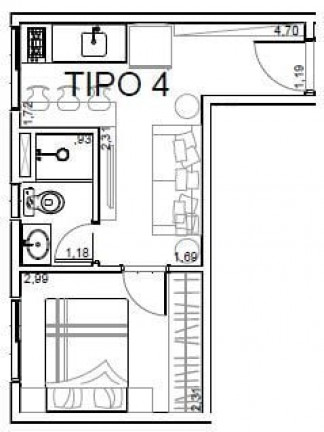 Imagem Imóvel com 1 Quarto à Venda, 24 m² em Pinheiros - São Paulo