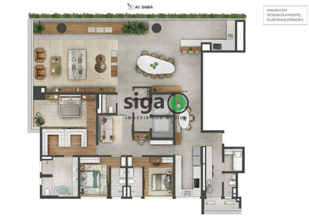 Imagem Apartamento com 3 Quartos à Venda, 317 m² em Moema - São Paulo