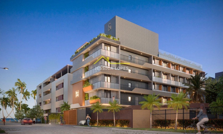Flat com 1 Quarto à Venda, 47 m² em Cabo Branco - João Pessoa