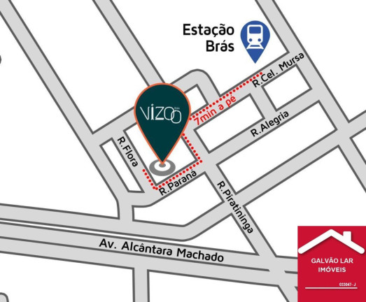 Imagem Imóvel com 2 Quartos à Venda, 36 m² em Brás - São Paulo