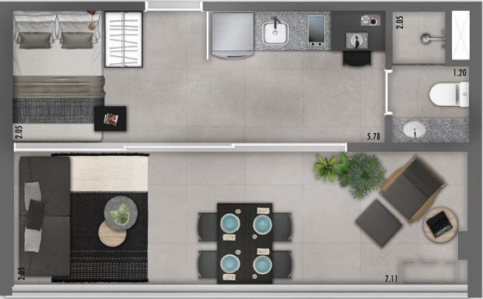 Imagem Studio com 1 Quarto à Venda, 16 m² em Vila Olímpia - São Paulo Imagem Studio com 1 Quarto à Venda, 16 m² em Vila Olímpia - São Paulo