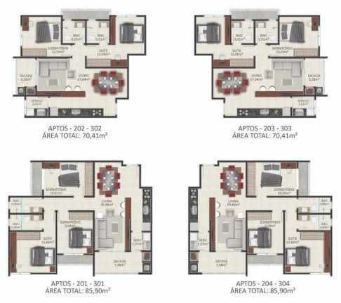 Imagem Apartamento com 2 Quartos à Venda, 70 m² em Morrinhos - Bombinhas Imagem Apartamento com 2 Quartos à Venda, 70 m² em Morrinhos - Bombinhas