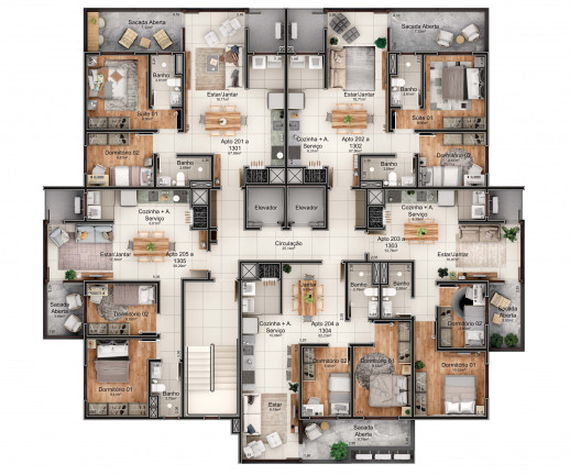 Imagem Apartamento com 2 Quartos à Venda, 68 m² em Santa Rita - Bento Gonçalves Imagem Apartamento com 2 Quartos à Venda, 68 m² em Santa Rita - Bento Gonçalves