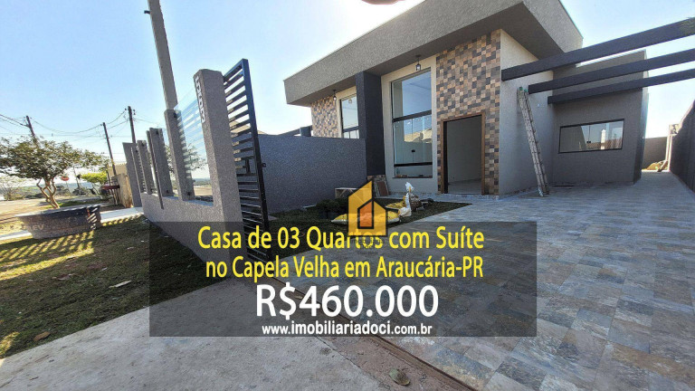 Casa com 3 Quartos à Venda, 70 m² em Capela Velha - Araucária