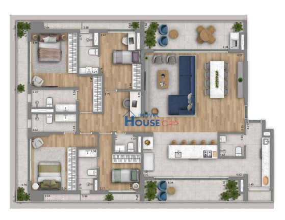 Imagem Apartamento com 4 Quartos à Venda, 198 m² em Perdizes - São Paulo