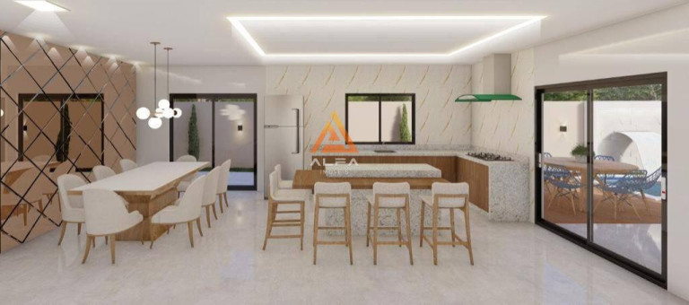 Imagem Casa de Condomínio com 3 Quartos à Venda, 240 m² em Colônia Rodrigo Silva - Barbacena
