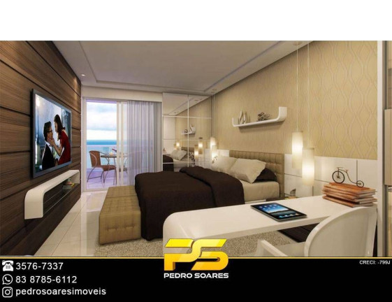 Imagem Apartamento com 1 Quarto à Venda, 178 m² em Altiplano Cabo Branco - João Pessoa