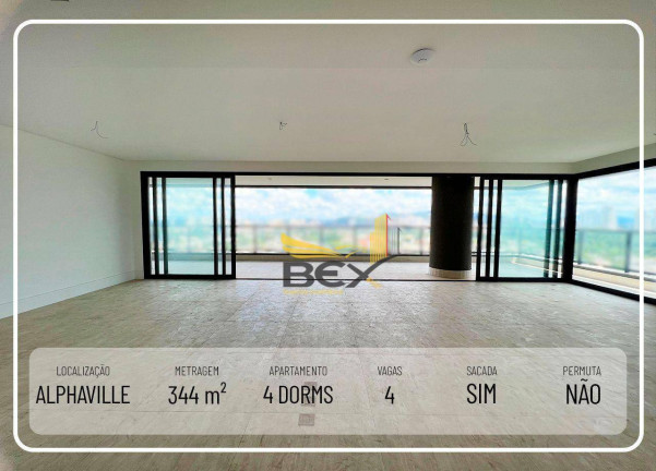 Apartamento com 4 Quartos à Venda, 344 m² em Alphaville Industrial - Barueri