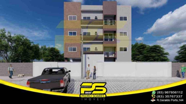 Imagem Apartamento com 2 Quartos à Venda, 55 m² em João Paulo Ii - João Pessoa