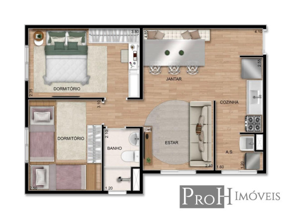 Imagem Apartamento com 2 Quartos à Venda, 43 m² em Cooperativa - São Bernardo Do Campo Imagem Apartamento com 2 Quartos à Venda, 43 m² em Cooperativa - São Bernardo Do Campo