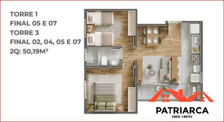 Imagem Apartamento com 2 Quartos à Venda, 51 m² em Jardim Nova Alvorada - Hortolândia Imagem Apartamento com 2 Quartos à Venda, 51 m² em Jardim Nova Alvorada - Hortolândia
