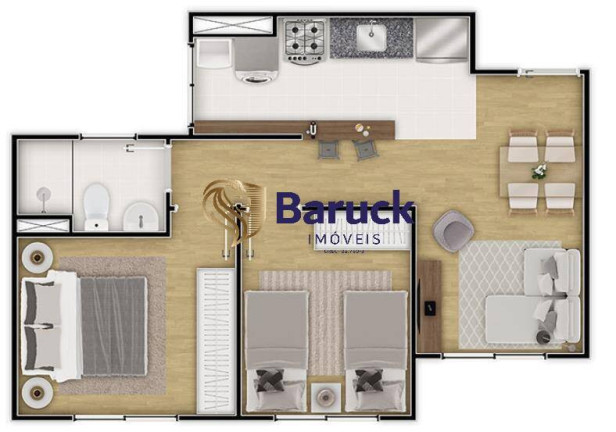 Imagem Apartamento com 2 Quartos à Venda, 43 m² em Vila Sonia - Praia Grande Imagem Apartamento com 2 Quartos à Venda, 43 m² em Vila Sonia - Praia Grande