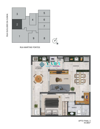 Imagem Apartamento com 2 Quartos à Venda, 70 m² em Itaguá - Ubatuba