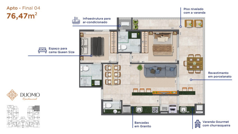 Imagem Apartamento com 2 Quartos à Venda, 61 m² em Praia Grande - Ubatuba