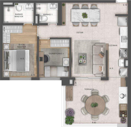 Imagem Imóvel com 3 Quartos à Venda, 109 m² em água Branca - São Paulo