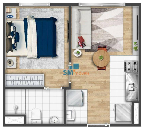Imagem Apartamento com 1 Quarto à Venda, 24 m² em Alto Da Boa Vista - São Paulo Imagem Apartamento com 1 Quarto à Venda, 24 m² em Alto Da Boa Vista - São Paulo