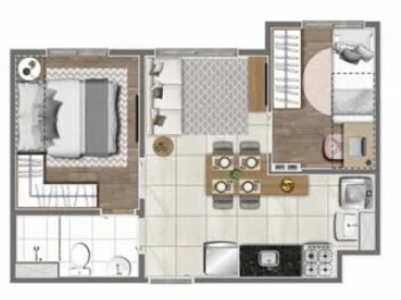 Imagem Imóvel com 2 Quartos à Venda, 34 m² em Pirituba - São Paulo
