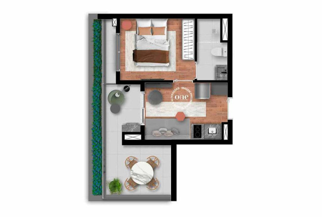 Imagem Imóvel com 1 Quarto à Venda, 35 m² em Moema - São Paulo