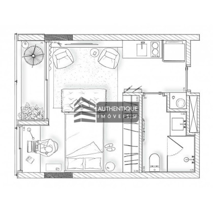 Imagem Imóvel com 1 Quarto à Venda, 28 m² em Vila Madalena - São Paulo Imagem Imóvel com 1 Quarto à Venda, 28 m² em Vila Madalena - São Paulo