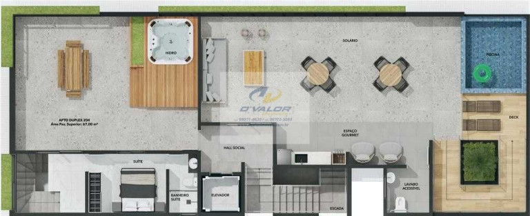 Imagem Apartamento com 3 Quartos à Venda, 123 m² em Bessa - João Pessoa
