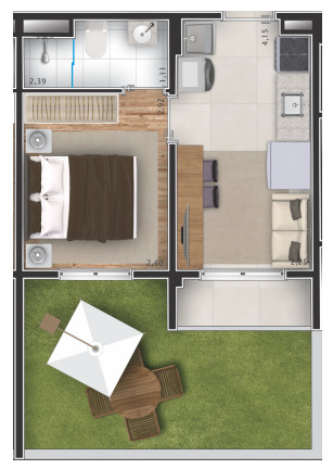 Imagem Apartamento com 1 Quarto à Venda, 24 m² em Saúde - São Paulo