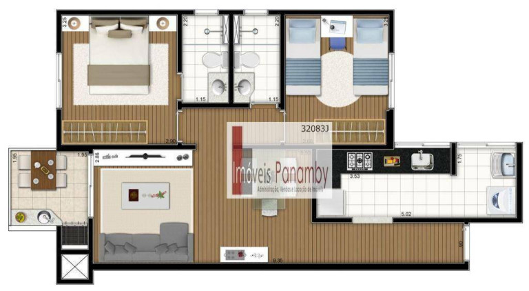 Imagem Apartamento com 2 Quartos à Venda, 63 m² em Campestre - Santo André Imagem Apartamento com 2 Quartos à Venda, 63 m² em Campestre - Santo André