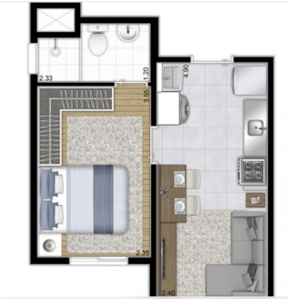 Imagem Apartamento com 2 Quartos à Venda, 32 m² em Vila Ema - São Paulo Imagem Apartamento com 2 Quartos à Venda, 32 m² em Vila Ema - São Paulo