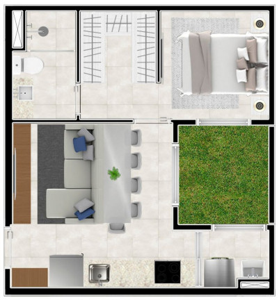 Imagem Apartamento com 1 Quarto à Venda, 30 m² em Vila Sônia - São Paulo