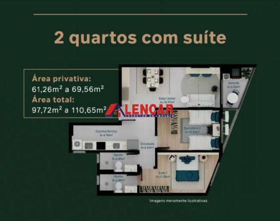Imagem Apartamento com 2 Quartos à Venda, 69 m² em Cachoeira Do Bom Jesus - Florianópolis