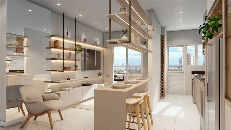 Imagem Apartamento com 2 Quartos à Venda, 64 m² em Mirim - Praia Grande