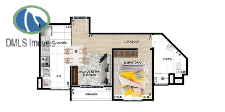 Imagem Apartamento com 2 Quartos à Venda, 45 m² em Laranjeiras - Caieiras Imagem Apartamento com 2 Quartos à Venda, 45 m² em Laranjeiras - Caieiras
