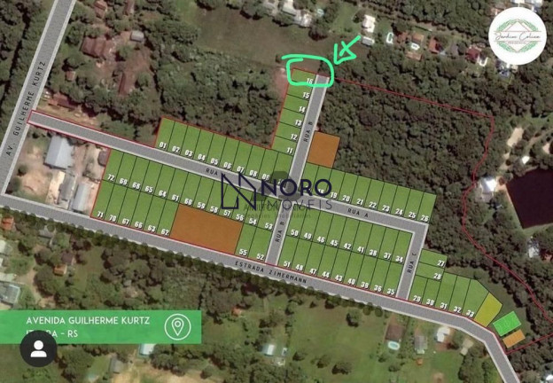 Terreno à Venda, 397 m² em Parque Serrano I - Itaara