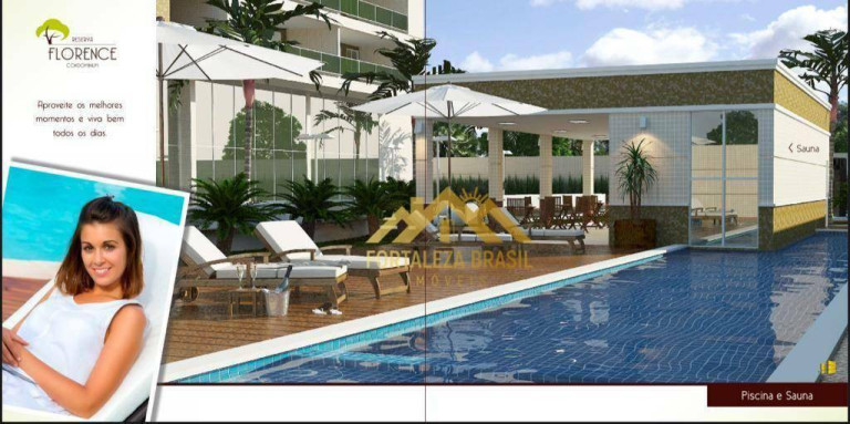 Imagem Imóvel com 3 Quartos à Venda, 108 m² em Luciano Cavalcante - Fortaleza