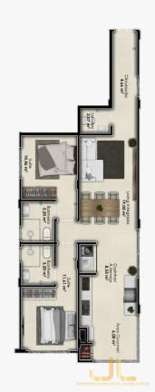 Imagem Imóvel com 2 Quartos à Venda, 80 m² em Balneário Perequê - Porto Belo