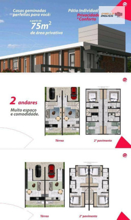 Imagem Casa com 2 Quartos à Venda, 75 m² em Boa Vista - Biguaçu