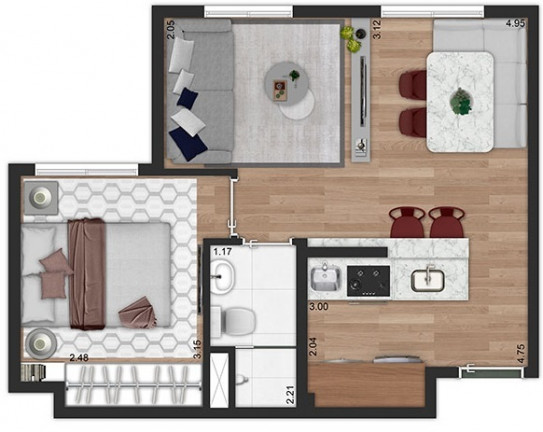 Imagem Apartamento com 2 Quartos à Venda, 34 m² em Cambuci - São Paulo Imagem Apartamento com 2 Quartos à Venda, 34 m² em Cambuci - São Paulo