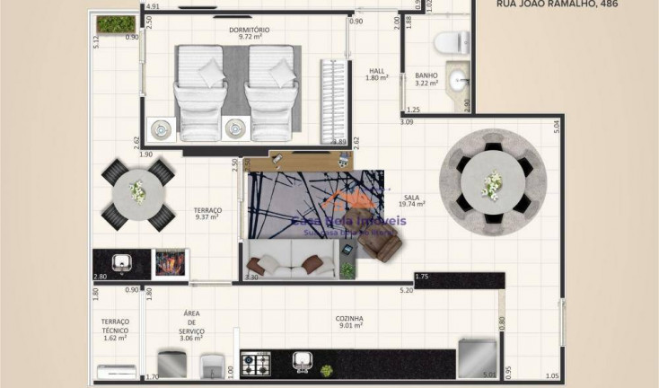 Imagem Apartamento com 3 Quartos à Venda, 106 m² em Aviação - Praia Grande Imagem Apartamento com 3 Quartos à Venda, 106 m² em Aviação - Praia Grande
